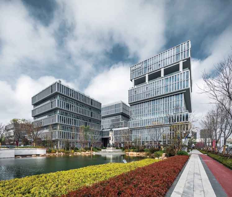 青岛海尔云谷单元幕墙工程