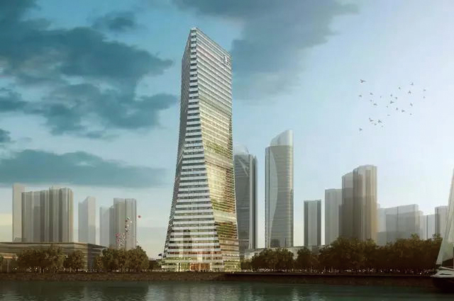 青岛港安置楼幕墙工程